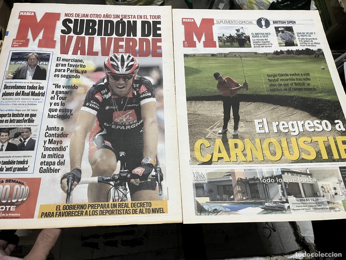 Collezionismo sportivo: MARCA (18-7-2007) VALVERDE TOUR FRANCIA SCHUSTER LAPORTA ETOO SUPLEMENTO ESPECIAL GOLF