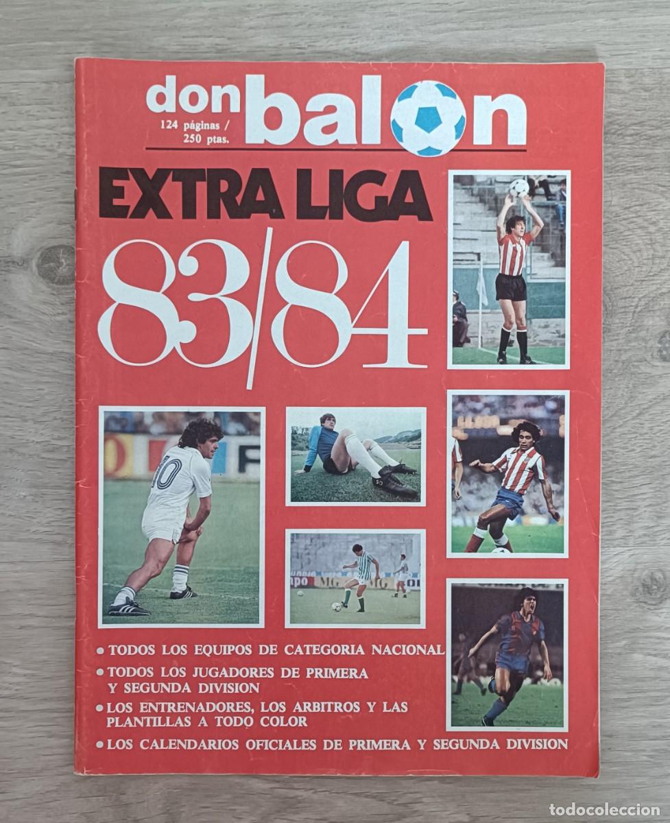 Colecionismo desportivo: Don Bal&oacute;n Extra Liga 83 84, 1983 1984, Muy Buen Estado