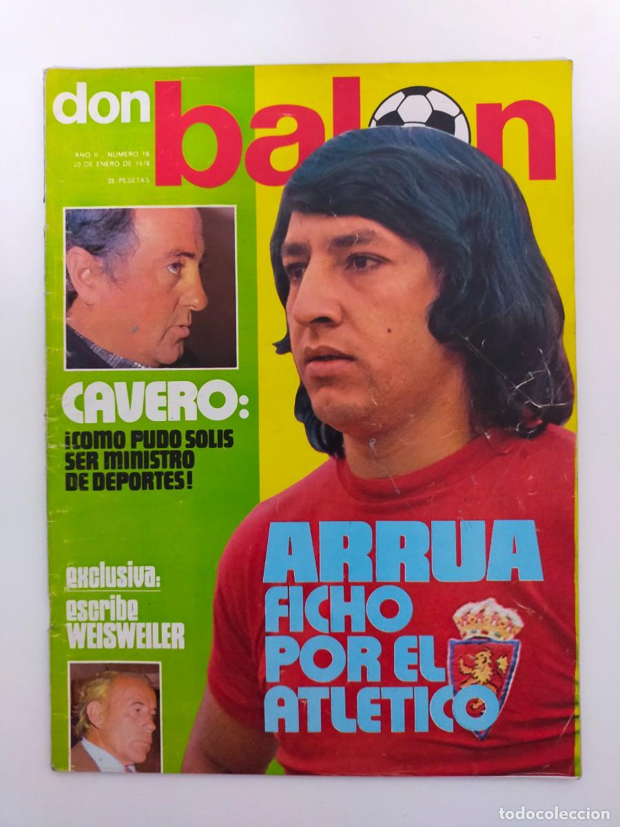 Sports collectibles: REVISTA DON BALON N&ordm; 16 - ARRUA - VICENTE CALDERON - NETZER - WEISWEILER - CAVERO