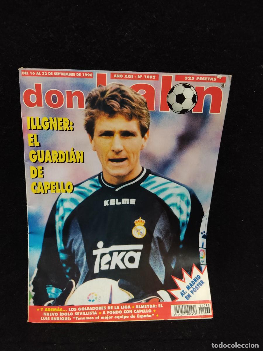 Sports collectibles: DON BALON N&ordm; 1092 - ILLGNER - ALMEYDA SEVILLA - INCLUYE POSTER - 1996