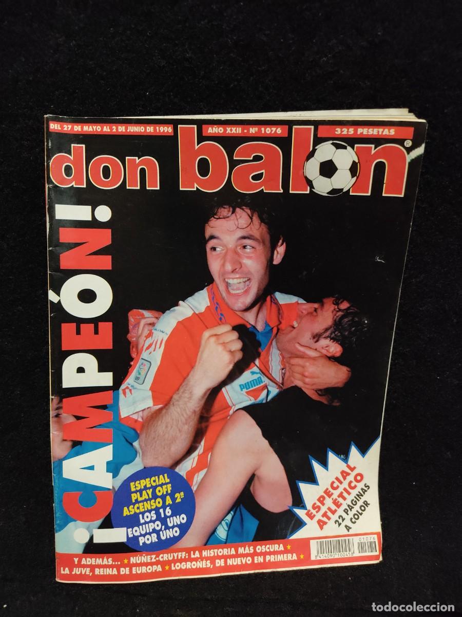 Sports collectibles: DON BALON N&ordm; 1076 - &iexcl;&iexcl;ATL&Eacute;TICO CAMPE&Oacute;N!!. ESPECIAL ATL&Eacute;TICO 22 P&Aacute;GINAS - POSTER - 1996