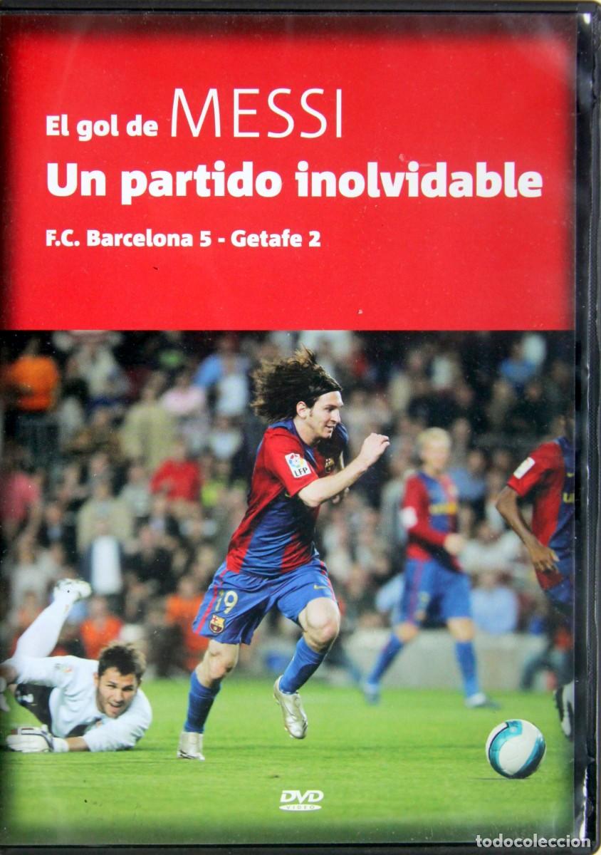 Coleccionismo deportivo: EL GOL DE MESSI - UN PARTIDO INOLVIDABLE - F.C. BARCELONA 5 GETAFE 2 - DVD SPORT