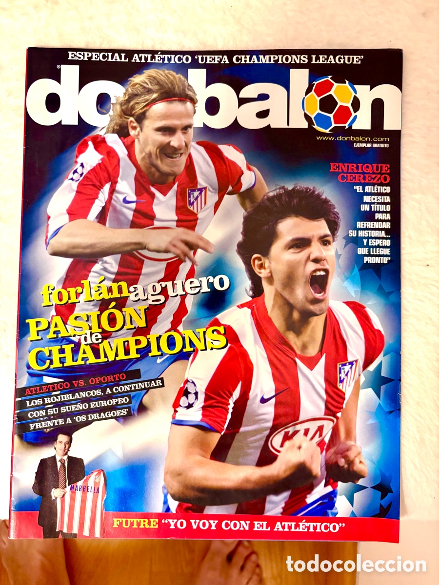 Coleccionismo deportivo: Revista Don Bal&oacute;n Especial Champions 2008/2009 - Atl&eacute;tico de Madrid vs Oporto - Con P&oacute;ster