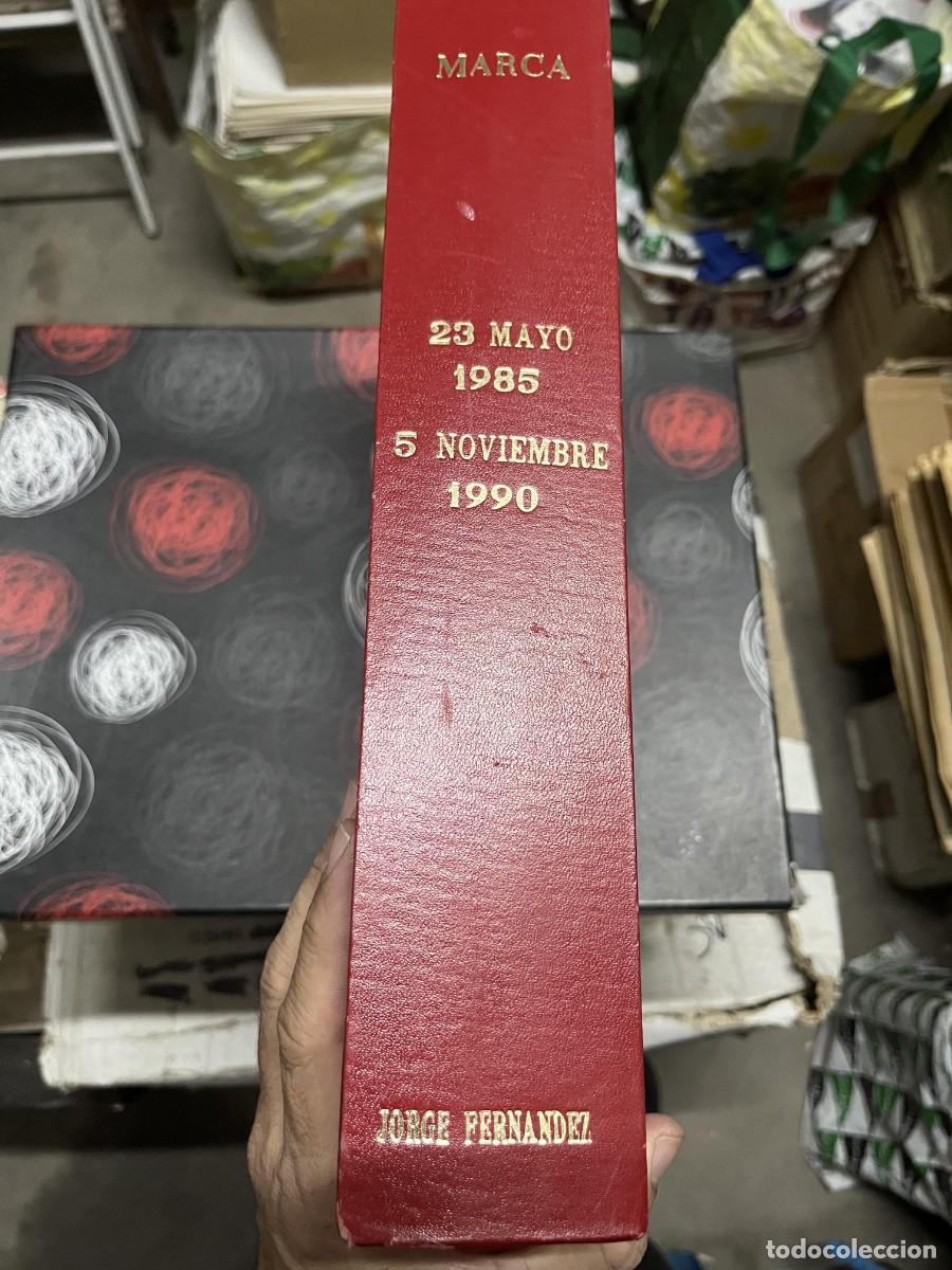 Coleccionismo deportivo: TOMO MARCA DEL 23 MAYO 1985 AL 5 NOVIEMBRE 1990 COMO INDICA EN SU LOMO - LEER DESCRIPCION