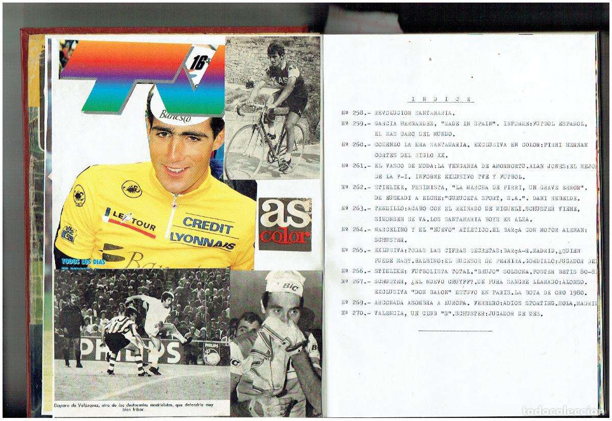 Coleccionismo deportivo: DON BALON. TOMO CON 12 EJEMPLARES. DEL N&ordm; 258 AL 270. STIELIKE/ SCHUSTER, A&Ntilde;O 1980.(ST/B00 RUMF)