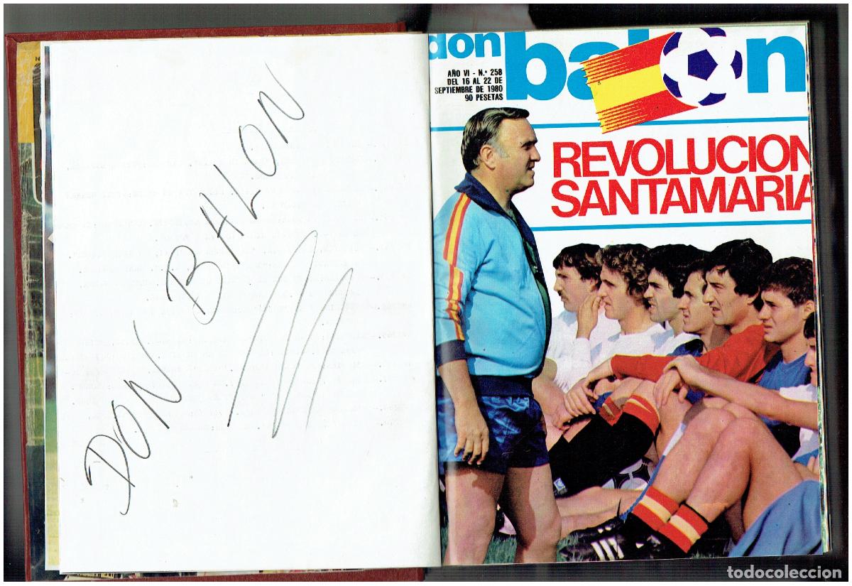 Coleccionismo deportivo: DON BALON. TOMO CON 12 EJEMPLARES. DEL N&ordm; 258 AL 270. STIELIKE/ SCHUSTER, A&Ntilde;O 1980.(ST/B00 RUMF)