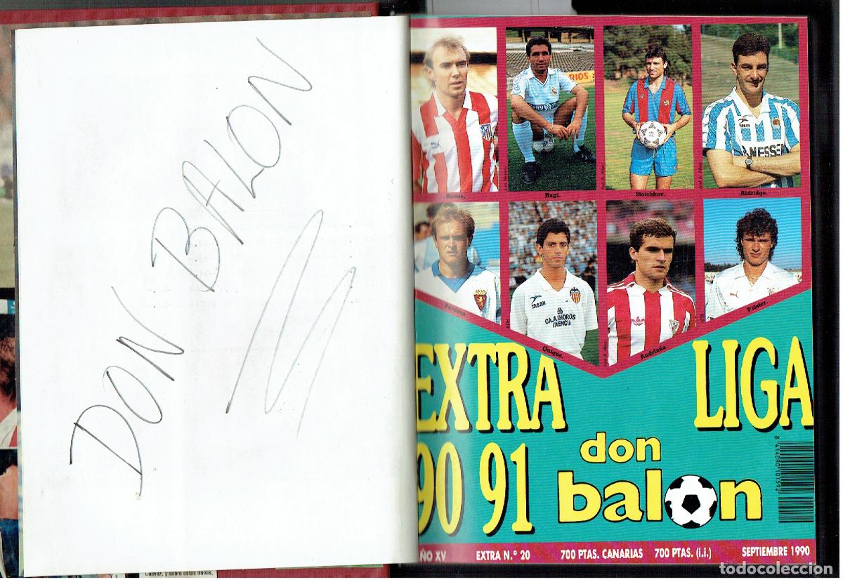 Coleccionismo deportivo: EXTRA DON BALON. TOMO CON 6 EJEMPLARES. 90-91 / 91-92 / 92-93 / 93-94 Y FUTBOL TOTAL. (ST/B00 RUMF)