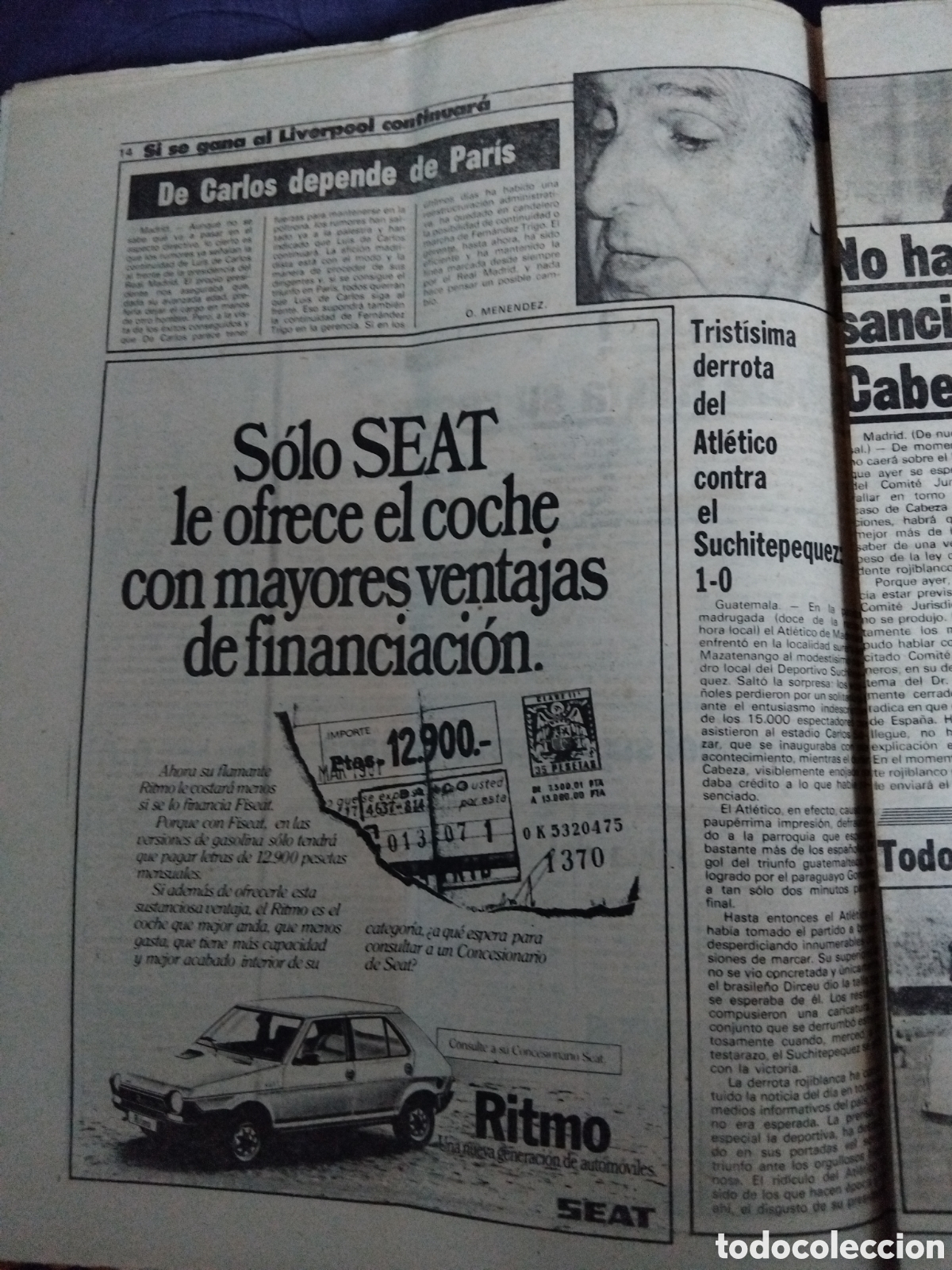 Coleccionismo deportivo: Prensa Pele y Zico 1981 - Foto 4