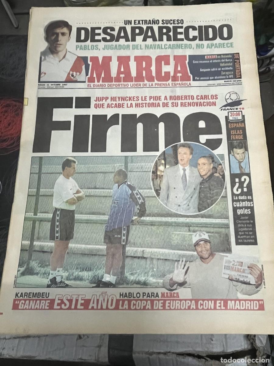 Collectionnisme sportif: MARCA (11-10-1997) HOY ESPA&Ntilde;A ISLAS FEROES HEYNCKES REAL MADRID JESUS GIL LARDIN