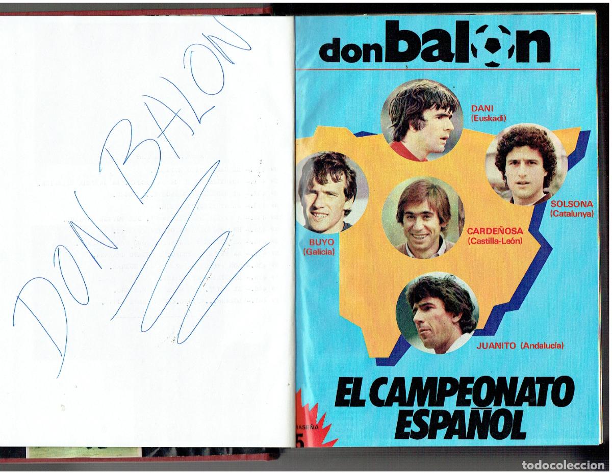 Coleccionismo deportivo: DON BALON. TOMO CON 12 EJEMPLARES. DEL N&ordm; 418 A N&ordm; 429. A&Ntilde;O 1983.(ST/B00 RUMF)