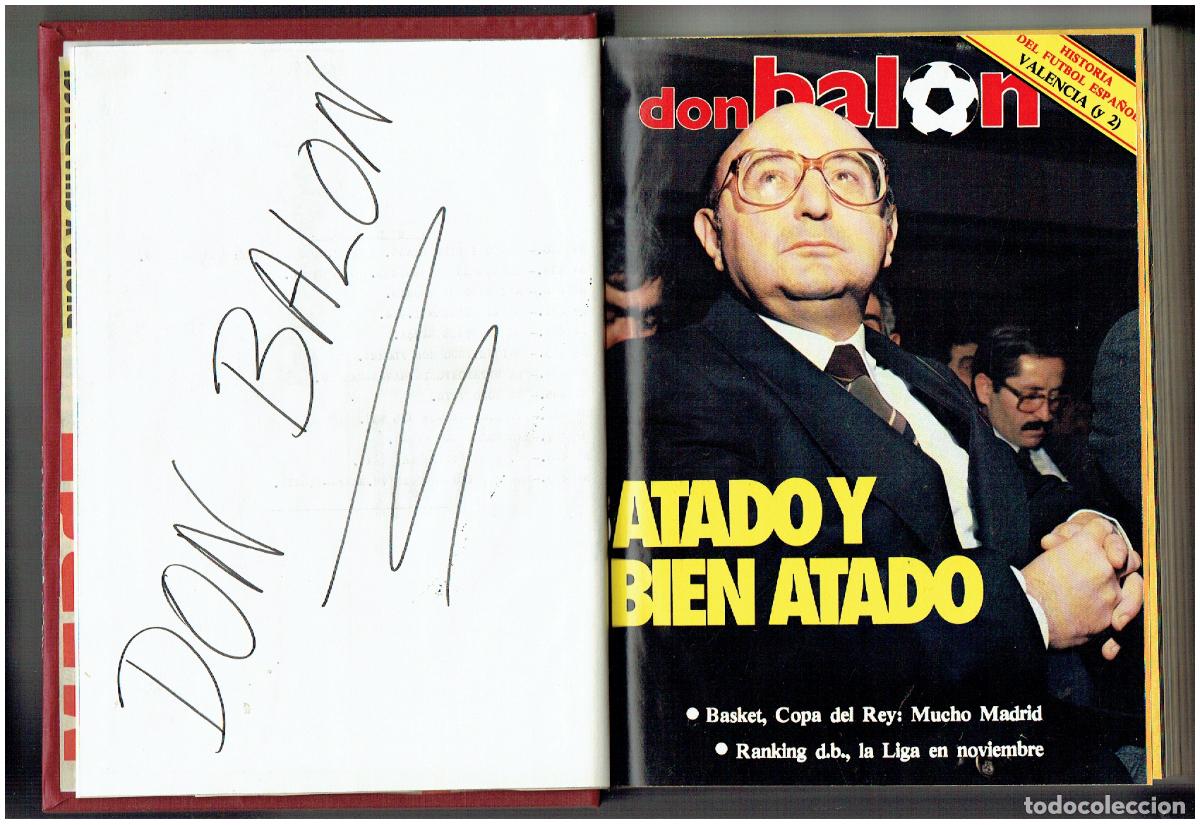 Coleccionismo deportivo: DON BALON. TOMO CON 12 EJEMPLARES. DEL N&ordm; 478 A N&ordm; 489. A&Ntilde;O 1984.(ST/B00 RUMF)