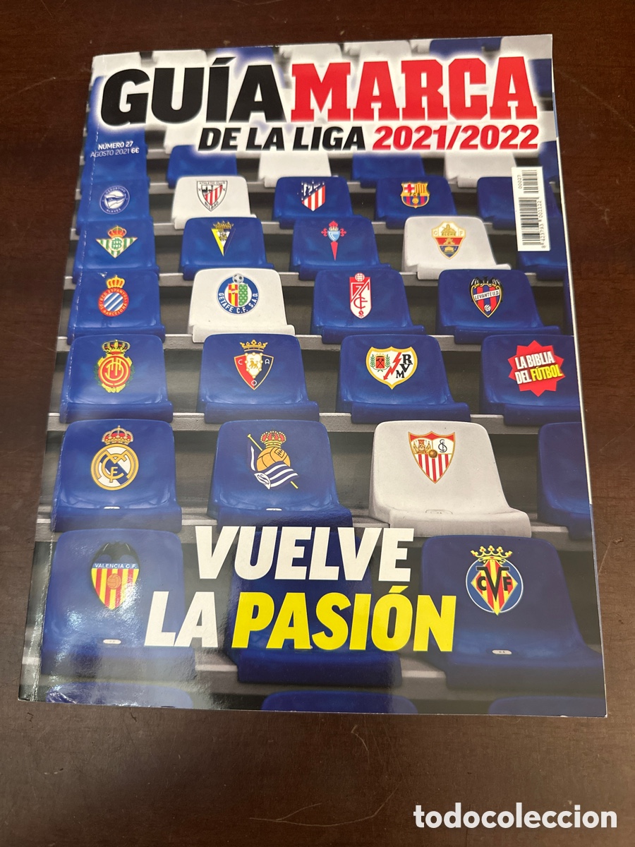 Coleccionismo deportivo: REVISTA GU&Iacute;A MARCA: GUIA DE LA LIGA 2021-22
