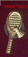 Coleccionismo deportivo: Pin * raqueta de Tenis * - Foto 1