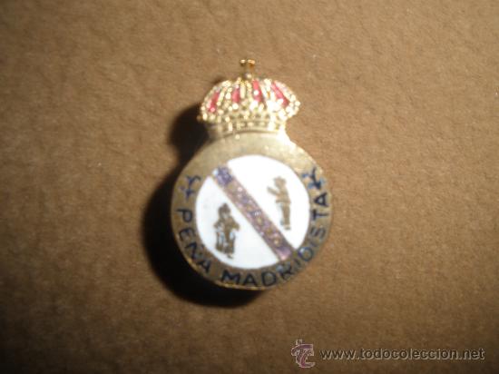 Coleccionismo deportivo: INSIGNIA DE PE&Ntilde;A MADRIDISTA - Foto 1