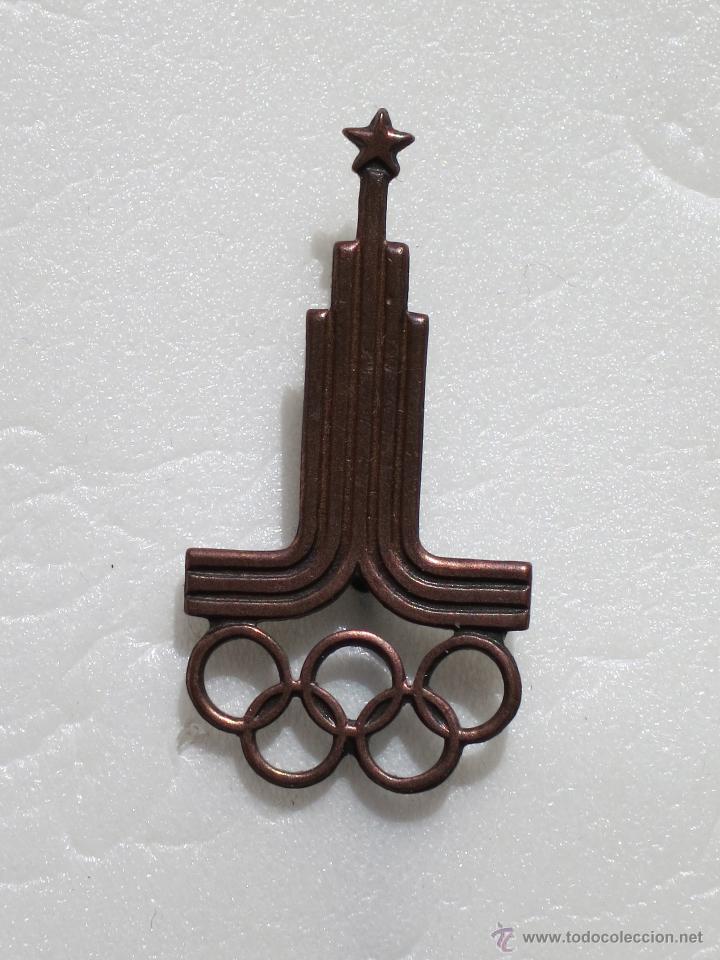 Coleccionismo deportivo: Alfiler Logo JJ.OO de Mosc&uacute; 1980