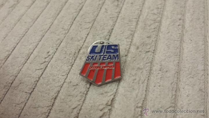 Coleccionismo deportivo: PIN DE EQUIPO DE SKI USA - Foto 1