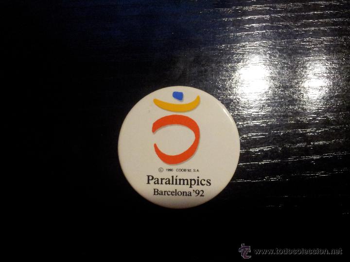 Coleccionismo deportivo: Pin Chapa Paraolimpics Barcelona 92 - Foto 1
