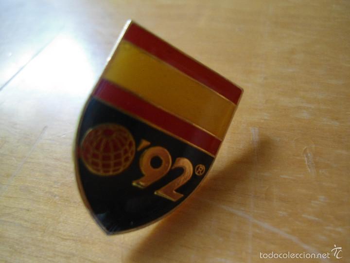Coleccionismo deportivo: ANTIGUO PIN ESPA&Ntilde;A 92 - Foto 1