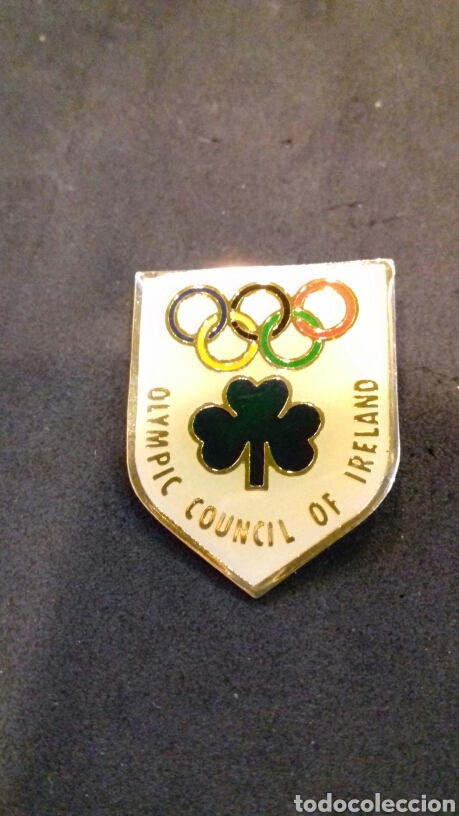 Coleccionismo deportivo: Pin comite olimpico Irlanda. - Foto 1