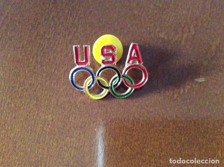 Coleccionismo deportivo: USA olimpiadas pin - Foto 1