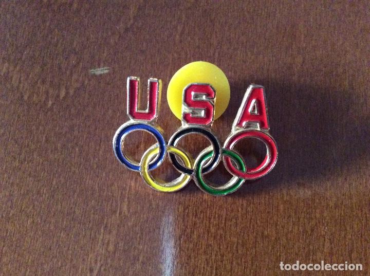 Coleccionismo deportivo: USA olimpiadas pin - Foto 2