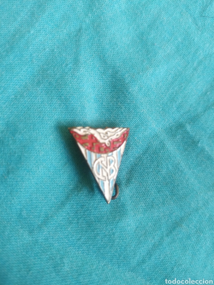 Sammelleidenschaft Sport: Pin tipo insignia tipo imperdible antigua Club Nataci&oacute;n Barcelona