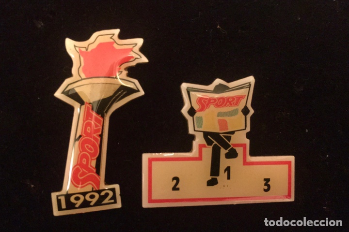 Sammelleidenschaft Sport: 2 Pins Diari Sport 1992