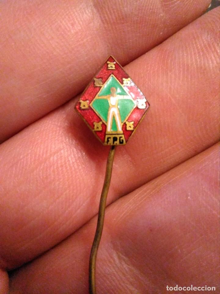 Sammelleidenschaft Sport: INSIGNIA ESMALTADA FEDERACI&Oacute;N PORTUGUESA GIMNASIA (PORTUGAL)