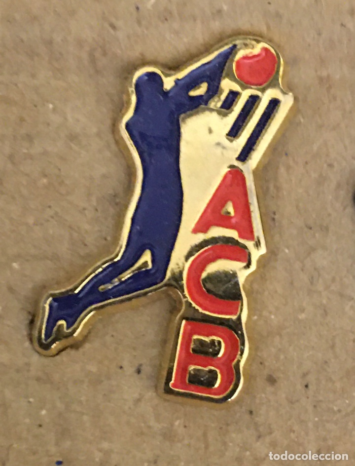 Coleccionismo deportivo: Pin con el Logo de la ACB - Foto 1