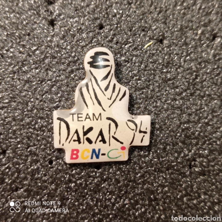 Coleccionismo deportivo: Pin DAKAR 94 - TEAM BCN-CI - Foto 1