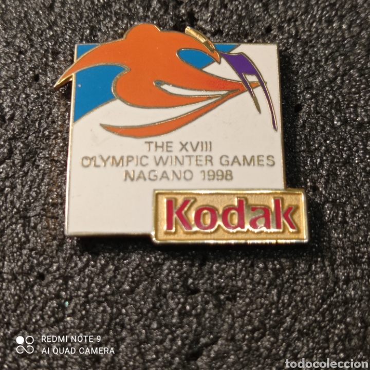 Coleccionismo deportivo: Pin NAGANO 1998 - KODAK - Foto 1