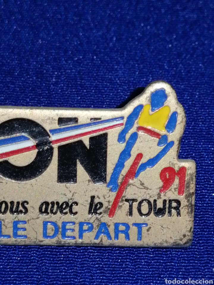 Coleccionismo deportivo: PIN CICLISMO LYON - Foto 2