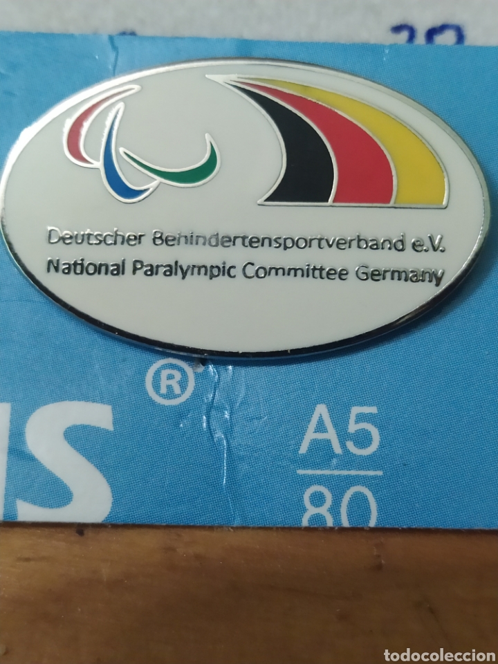 Coleccionismo deportivo: PINS DE OLIMPIADA. COMITE PARAL&Iacute;MPICO ALEM&Aacute;N - Foto 1