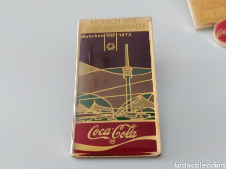Coleccionismo deportivo: 7 pins Ol&iacute;mpicos Coca Cola - Foto 5