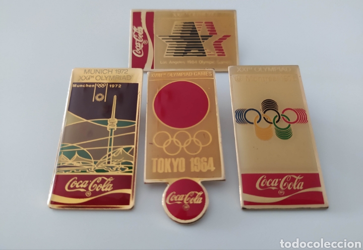 Coleccionismo deportivo: 7 pins Ol&iacute;mpicos Coca Cola - Foto 2