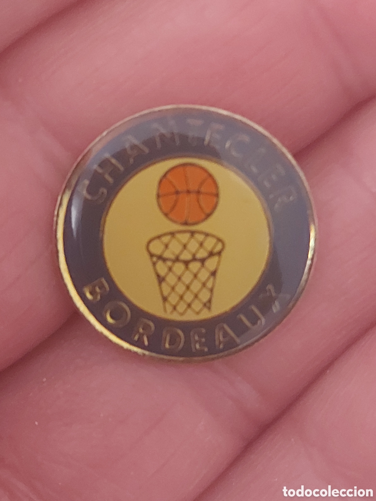 Coleccionismo deportivo: Pin Baloncesto Burdeos - Foto 1