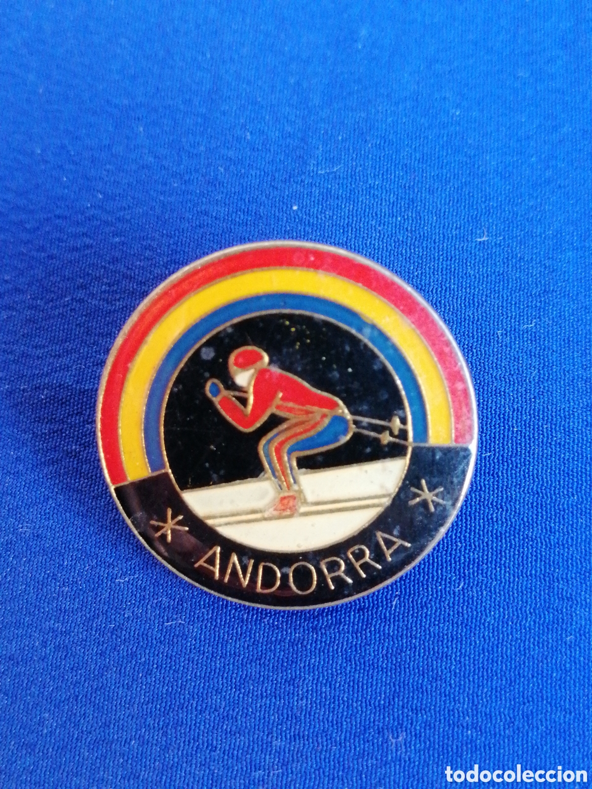 Coleccionismo deportivo: ESQUI ANDORRA PIN - Foto 1