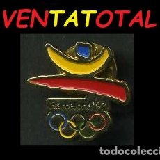 Coleccionismo deportivo: ANTIGUO PIN DE LAS OLIMPIADAS DEL 92 BARCELONA ESPAÑA MEDIDA 2 X 2 CENTIMETROS