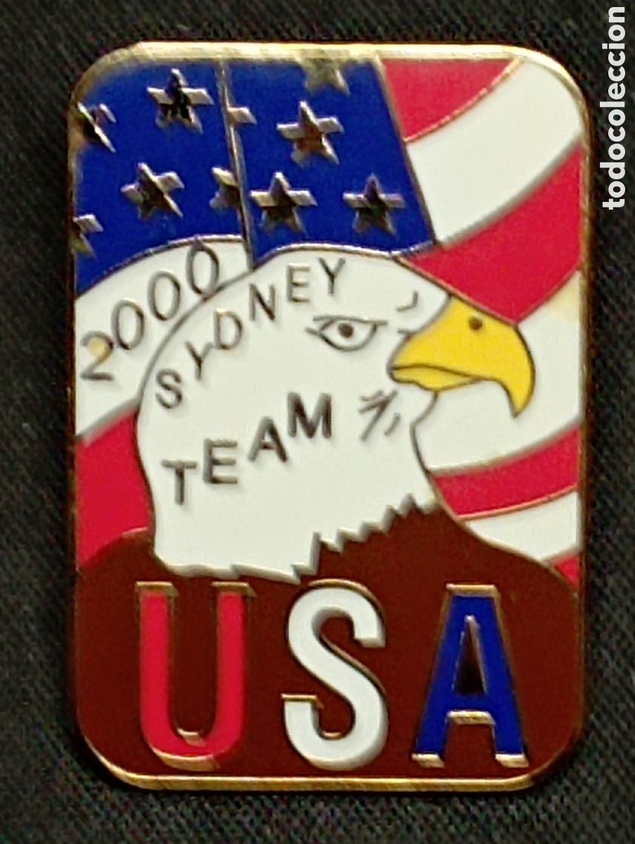 Coleccionismo deportivo: Pin USA Team Sidney 2000 - Foto 1