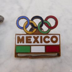 Coleccionismo deportivo: PIN INSIGNIA ESMALTADA MÉXICO AROS OLIMPICOS OLIMPIADAS
