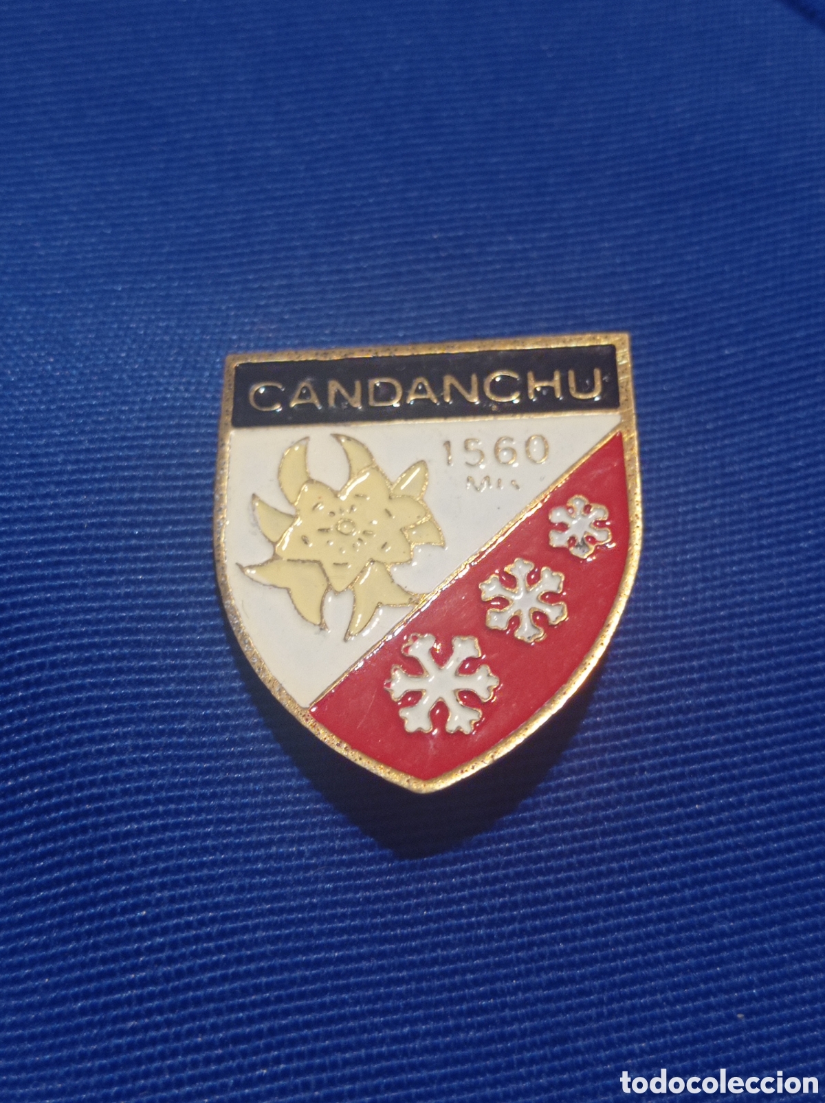 Coleccionismo deportivo: EMBLEMA SKI CANDANCHU - Foto 1