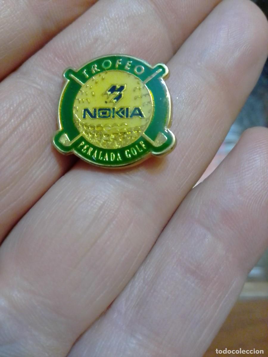 Coleccionismo deportivo: PINS TROFEO NOKIA PERALADA CLUB - Foto 1