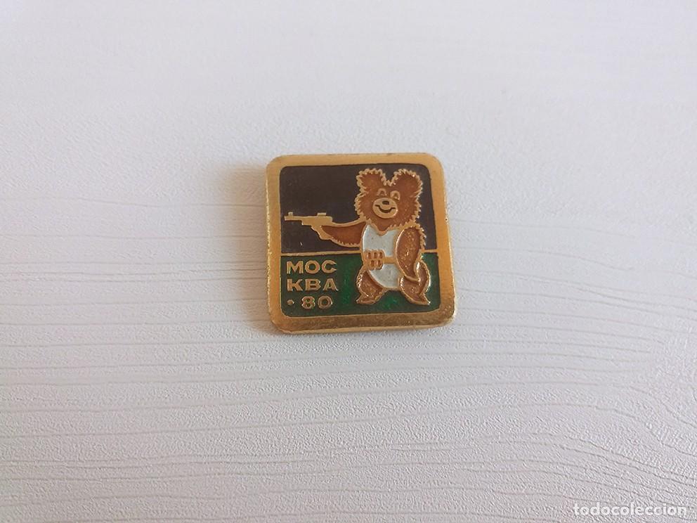 Sammelleidenschaft Sport: Broche olimpiadas mosc&uacute; 1980 oso misha