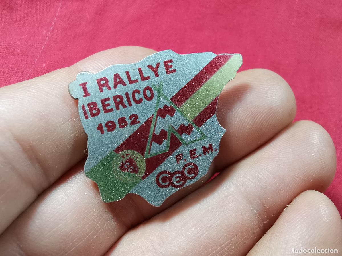 Sammelleidenschaft Sport: Antigua Insignia AGUJA I RALLYE IBERICO 1952 F.E.M y CEC.FEDERACION ESPA&Ntilde;OLA MONTA&Ntilde;ISMO