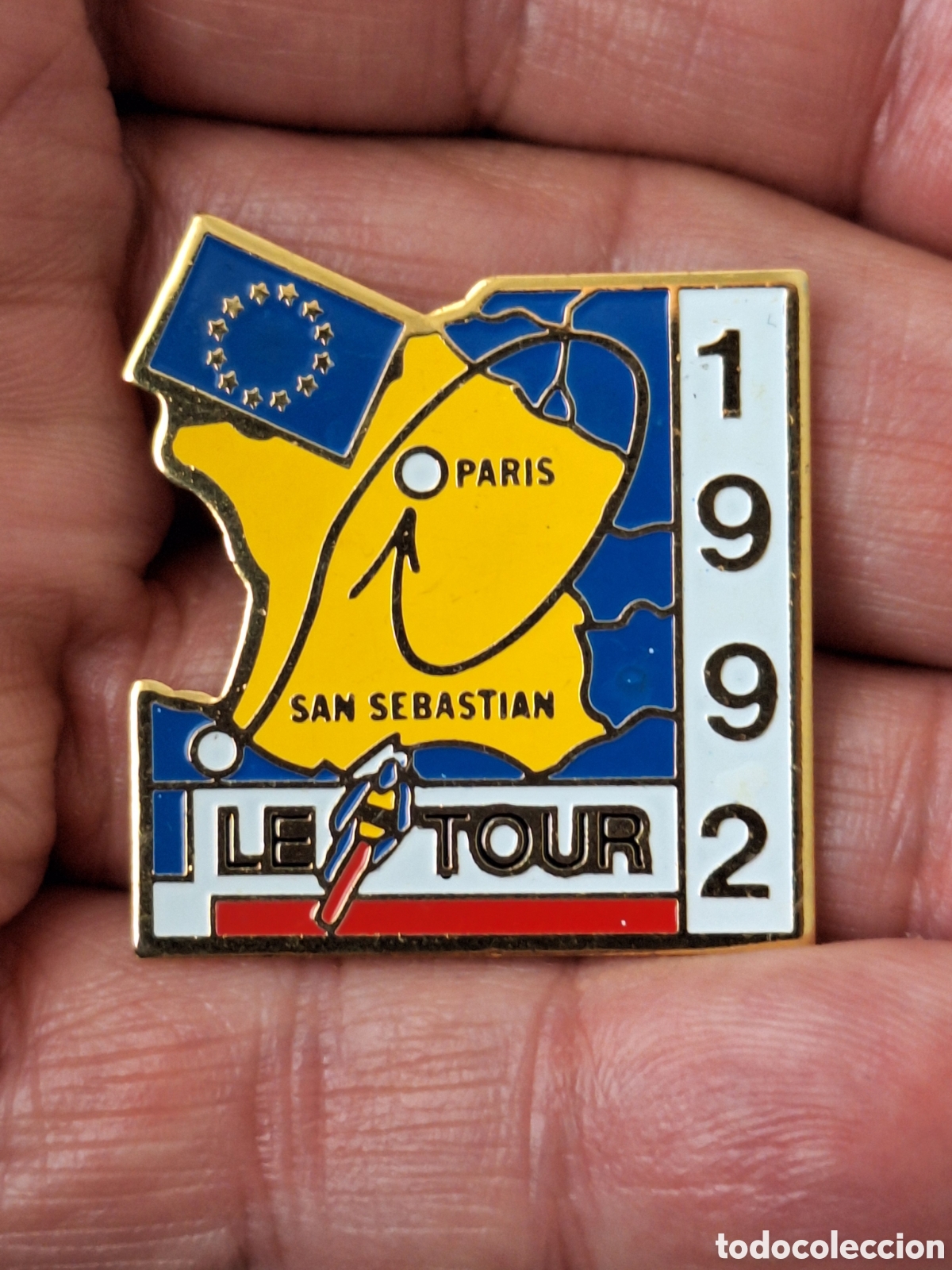 Coleccionismo deportivo: Pin Tour de Francia 1992 - Foto 1