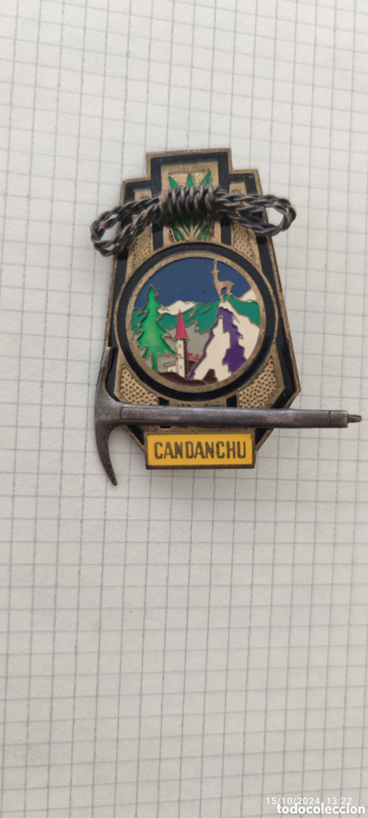 Coleccionismo deportivo: INSIGNIA DE CANDANCHU - Foto 1