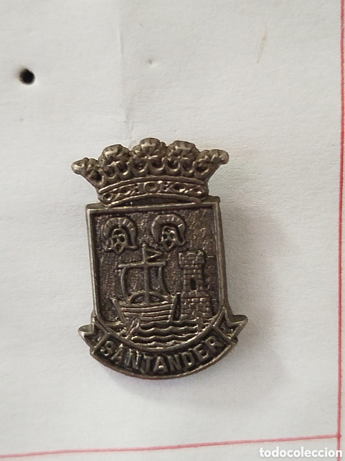 Coleccionismo deportivo: INSIGNIA HERALDICAS.SANTANDER . - Foto 1