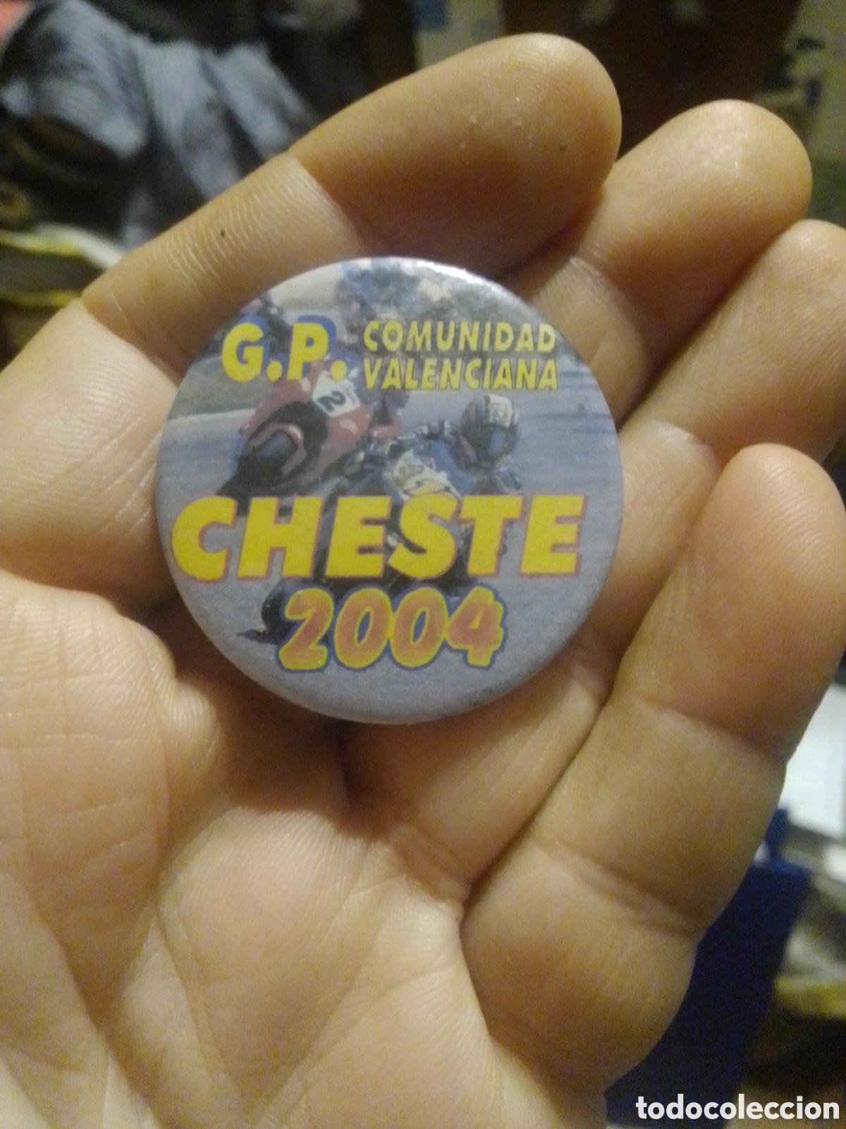 Coleccionismo deportivo: Gran Premio Cheste 2004 chapa - Foto 1