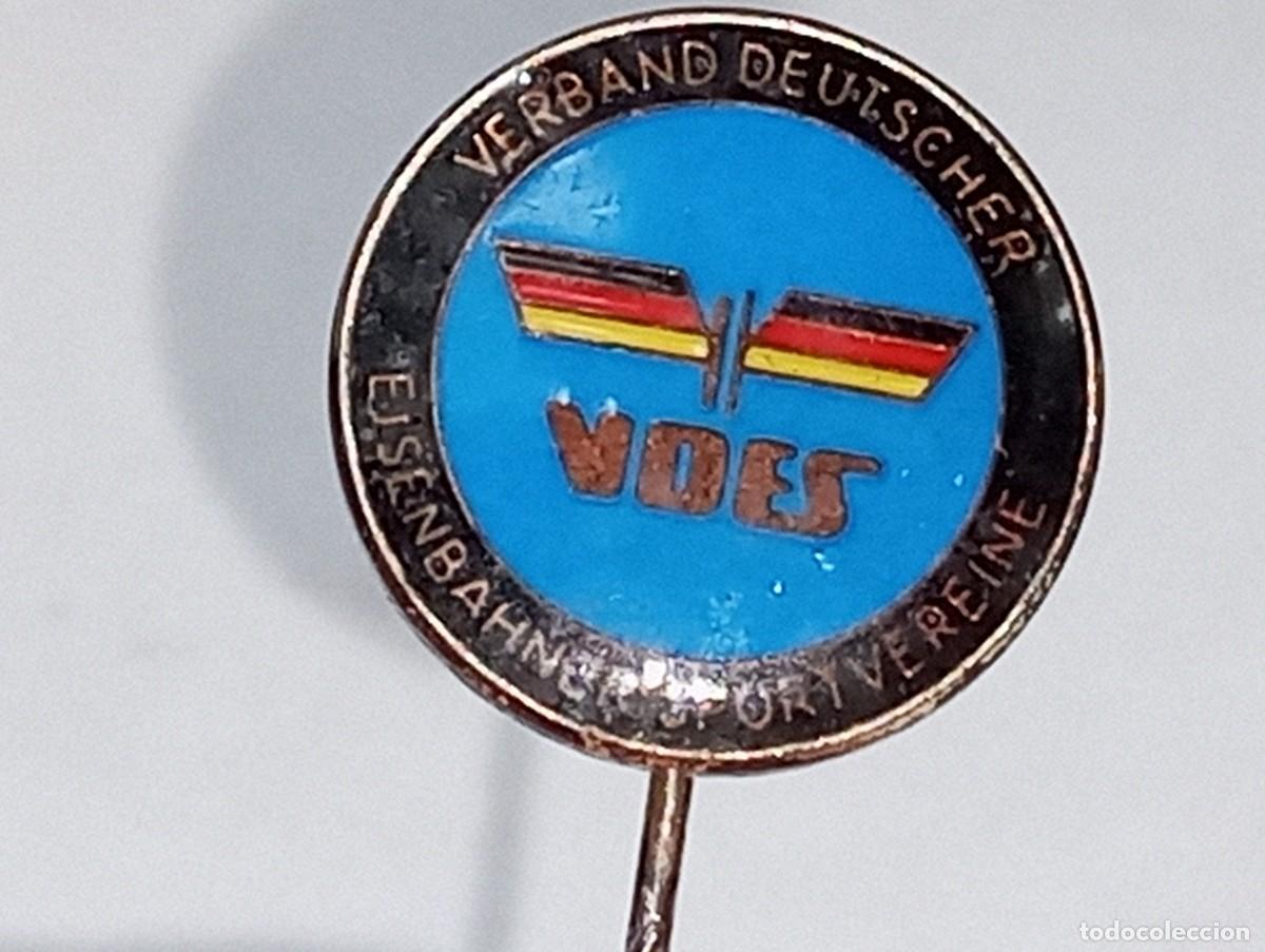 Sammelleidenschaft Sport: ANTIGUO PIN INSIGNIA DE ALFILER VDES VERBAND DEUTSCHER EISENBAHNER SPORTVEREINE A&Ntilde;OS 70