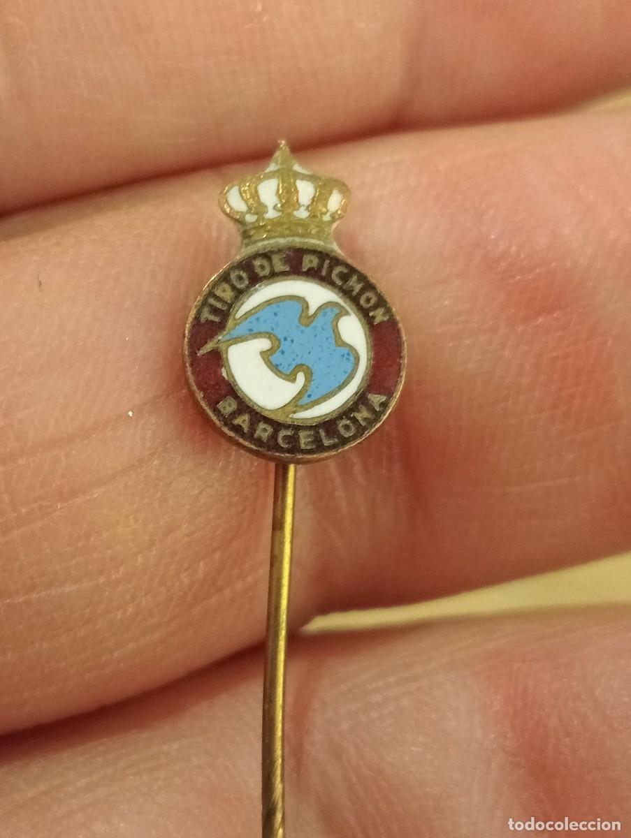 Sammelleidenschaft Sport: INSIGNIA ESMALTADA REAL CLUB TIRO PICH&Oacute;N BARCELONA, PINS ALFILER CATALUNYA , TIRO , FOSO , OLIMPICO